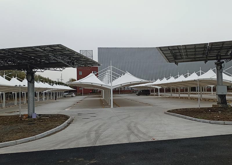 北京膜結構停車棚 北京膜結構停車棚