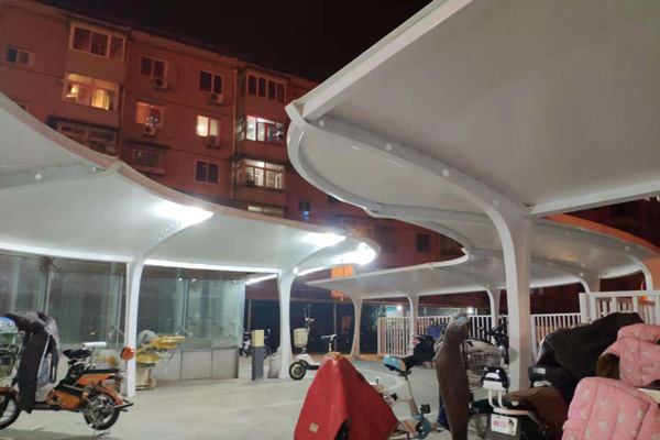 膜結(jié)構(gòu)車(chē)棚產(chǎn)品展示